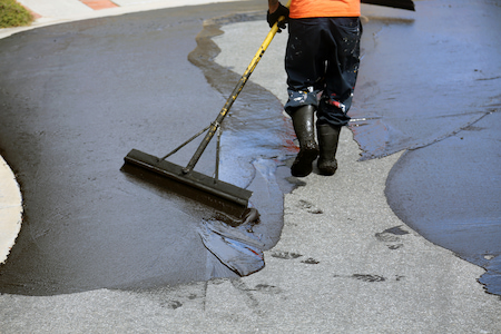 Asphalt sealing